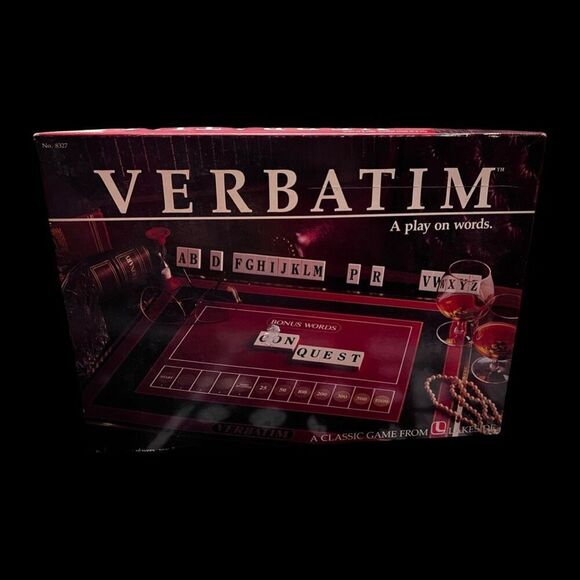 Vintage 1986 Lakeside Games Verbatim A Play on Words Game - Picture 3 of 5